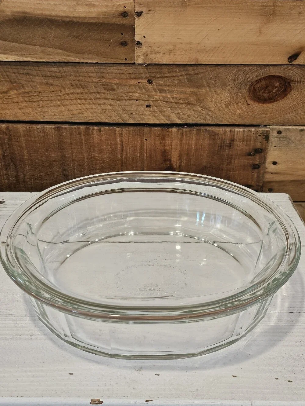 Vintage 70's/80's Pyrex 806-B Paneled Roaster/Casserole Dish 3 Qts. w/ Lid